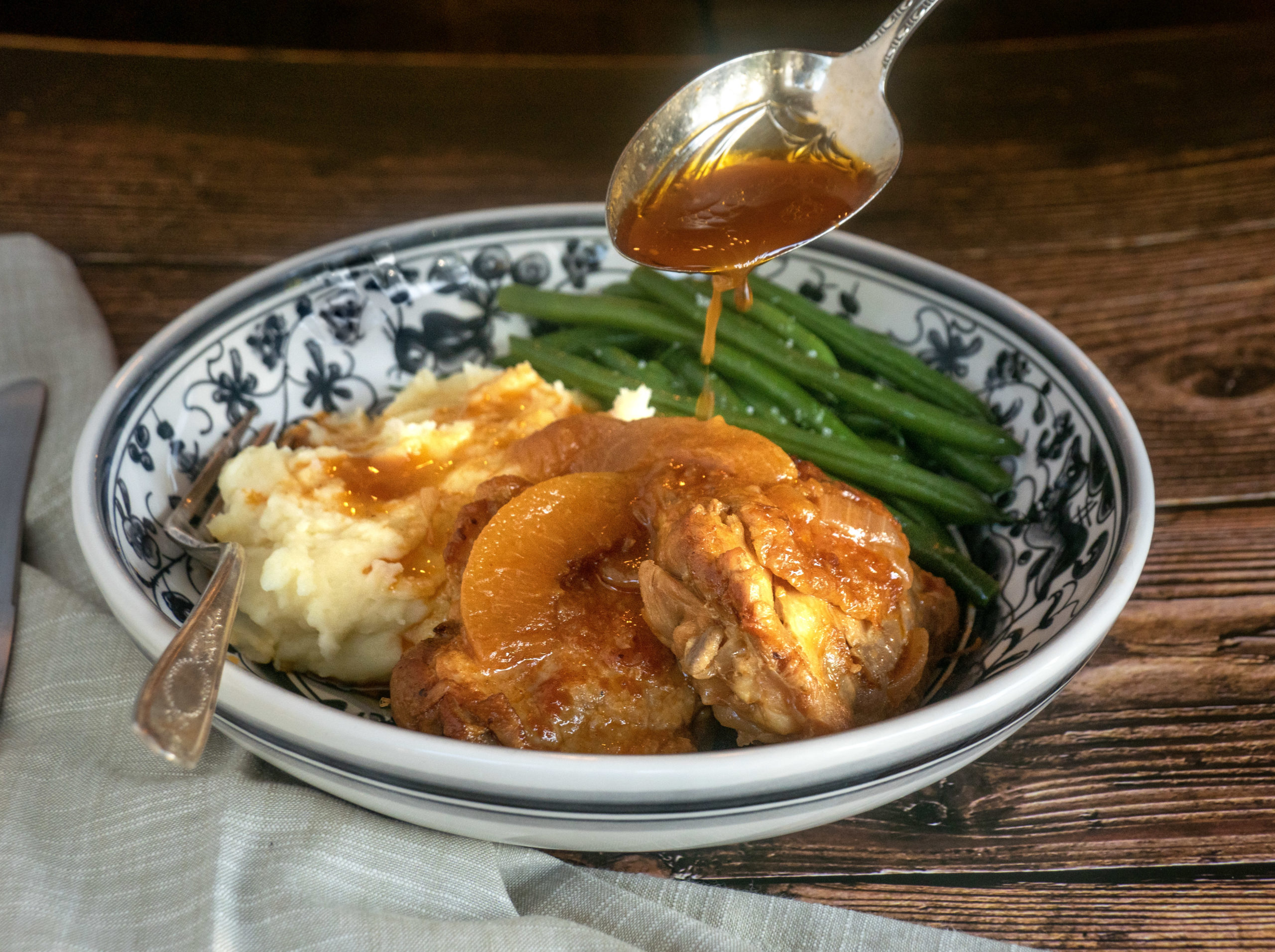 Easy Baked BBQ Chicken Dinner - Whole30 - Fresh Water Peaches